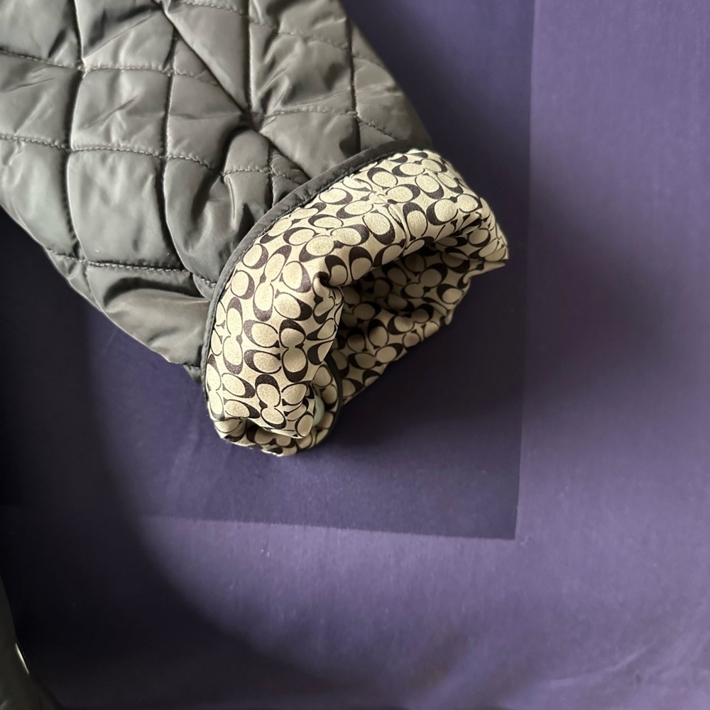 Coach Quilted Jacket Size Medium - image 5
